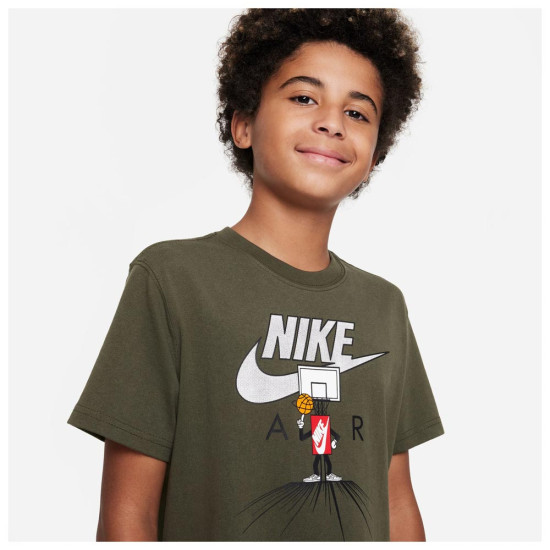 Nike Παιδική κοντομάνικη μπλούζα U Sportswear Tee MULTI Boxy SP23 Nike Παιδική κοντομάνικη μπλούζα U Sportswear Tee MULTI Boxy SP23